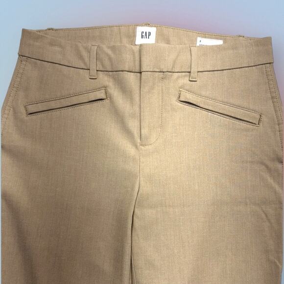GAP Women’s 2 SIGNATURE SKINNY ANKLE Dressy Linen Blend Pant - Picture 1 of 4